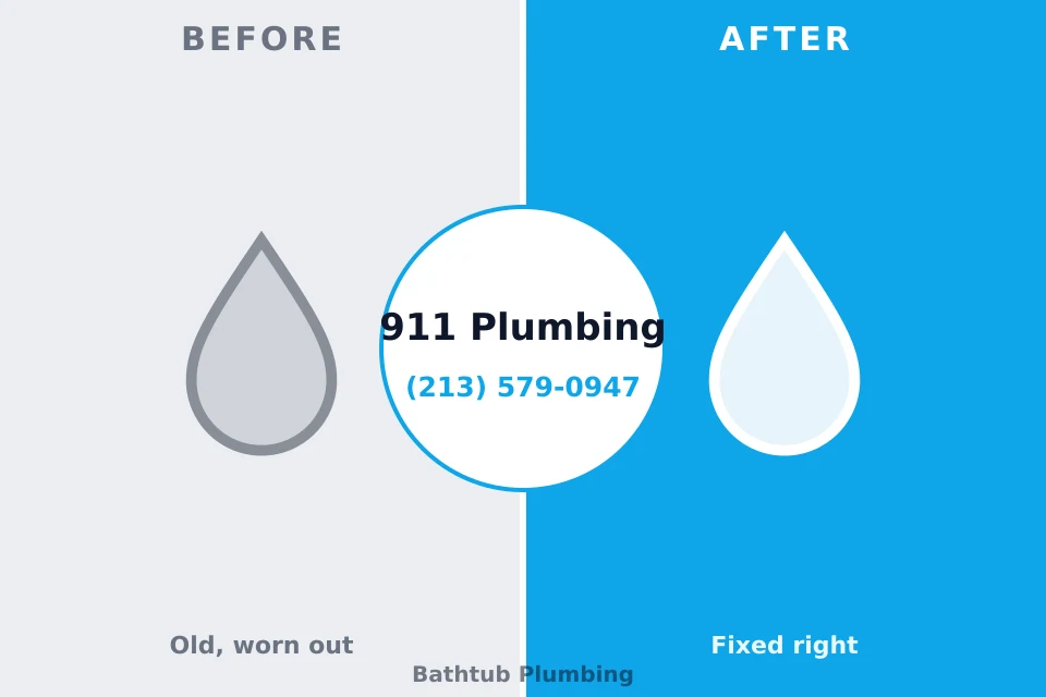 Before and after: plumbing repair West Sayville, NY